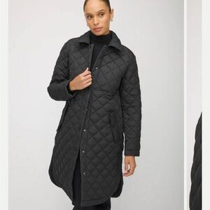 Kit & Ace S Olso Women's Black Quilted Coat